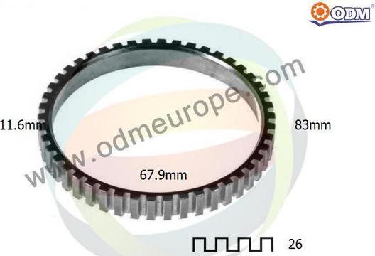 Multiparts 26-290004 - Anneau de palpeur, ABS cwaw.fr