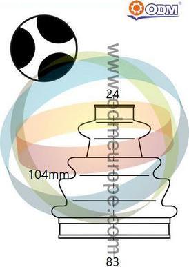 Multiparts 21-990498 - Joint-soufflet, arbre de commande cwaw.fr