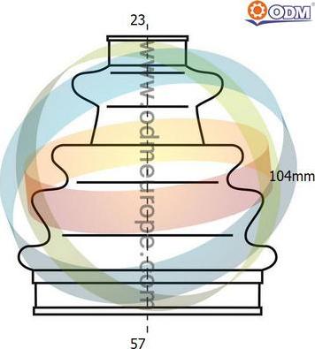 Multiparts 21-990400 - Joint-soufflet, arbre de commande cwaw.fr