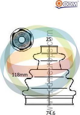 Multiparts 21-990408 - Joint-soufflet, arbre de commande cwaw.fr