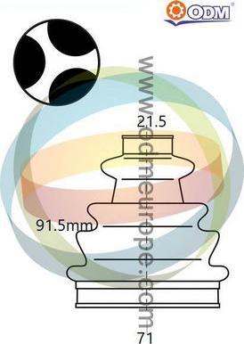 Multiparts 21-990477 - Joint-soufflet, arbre de commande cwaw.fr