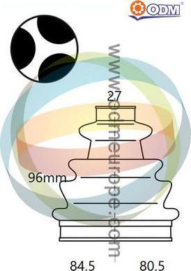 Multiparts 21-990549 - Joint-soufflet, arbre de commande cwaw.fr