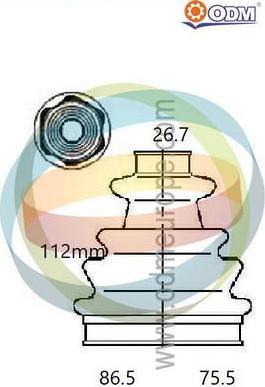 Multiparts 21-990543 - Joint-soufflet, arbre de commande cwaw.fr