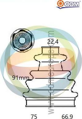 Multiparts 21-990563 - Joint-soufflet, arbre de commande cwaw.fr