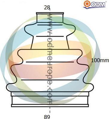 Multiparts 21-990514 - Joint-soufflet, arbre de commande cwaw.fr