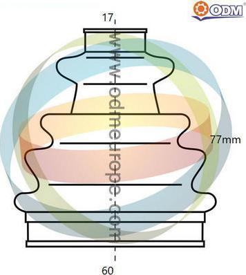 Multiparts 21-990518 - Joint-soufflet, arbre de commande cwaw.fr