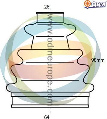 Multiparts 21-990099 - Joint-soufflet, arbre de commande cwaw.fr