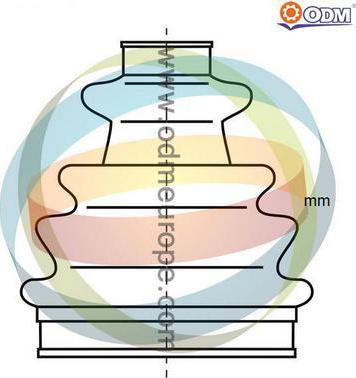 Multiparts 23-990800 - Joint-soufflet, arbre de commande cwaw.fr