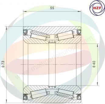 Multiparts 70-400003 - Kit de roulements de roue cwaw.fr