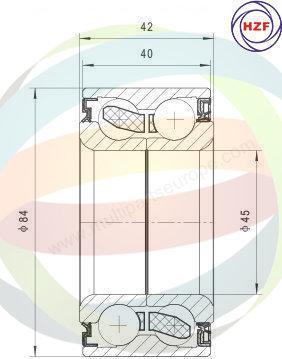 Multiparts 70-040016 - Kit de roulements de roue cwaw.fr