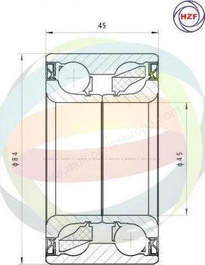 Multiparts 70-050048 - Kit de roulements de roue cwaw.fr