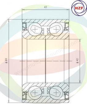 Multiparts 70-050001 - Kit de roulements de roue cwaw.fr