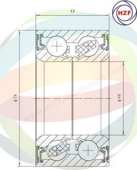 Multiparts 70-050008 - Kit de roulements de roue cwaw.fr