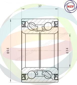 Multiparts 70-000045 - Kit de roulements de roue cwaw.fr