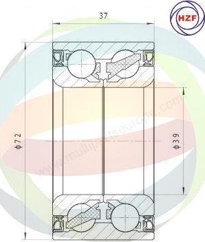 Multiparts 70-010050 - Kit de roulements de roue cwaw.fr