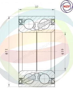 Multiparts 70-010103 - Kit de roulements de roue cwaw.fr