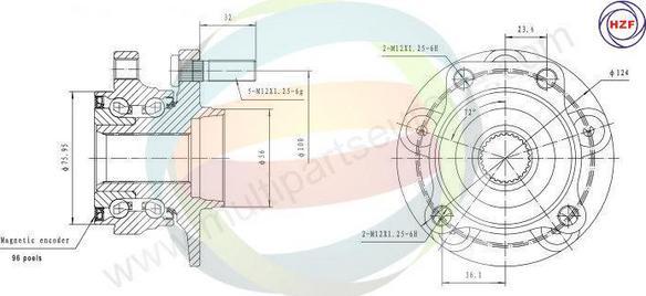 Multiparts 70-070023 - Kit de roulements de roue cwaw.fr