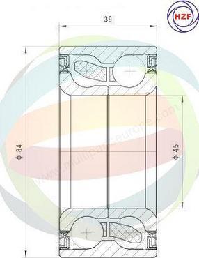 Multiparts 70-140017 - Kit de roulements de roue cwaw.fr