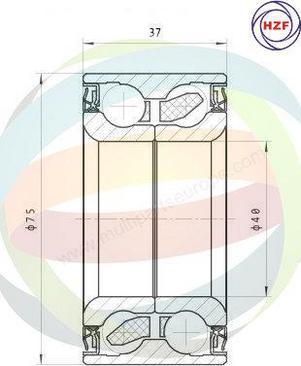 Multiparts 70-150001 - Kit de roulements de roue cwaw.fr