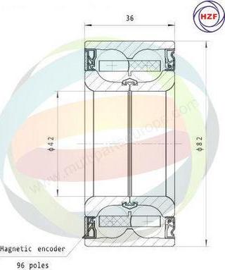 Multiparts 70-160093 - Kit de roulements de roue cwaw.fr