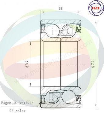 Multiparts 70-160032 - Kit de roulements de roue cwaw.fr