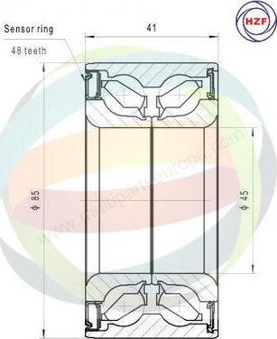 Multiparts 70-340019 - Kit de roulements de roue cwaw.fr