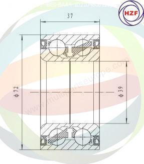 Multiparts 70-340020 - Kit de roulements de roue cwaw.fr