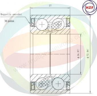 Multiparts 70-290094 - Kit de roulements de roue cwaw.fr