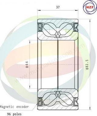 Multiparts 70-280004 - Kit de roulements de roue cwaw.fr