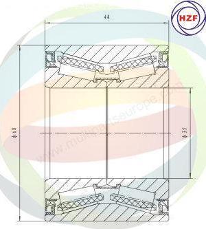 Multiparts 70-230059 - Kit de roulements de roue cwaw.fr