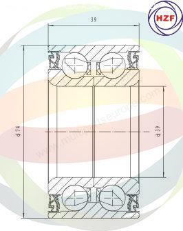 Multiparts 70-230060 - Kit de roulements de roue cwaw.fr