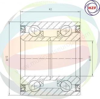 Multiparts 70-230039 - Kit de roulements de roue cwaw.fr