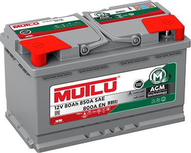 Mutlu AGM.L4.80.080.A - Batterie de démarrage cwaw.fr