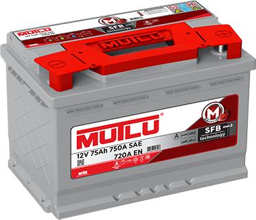 Mutlu L3.75.072.A - Batterie de démarrage cwaw.fr