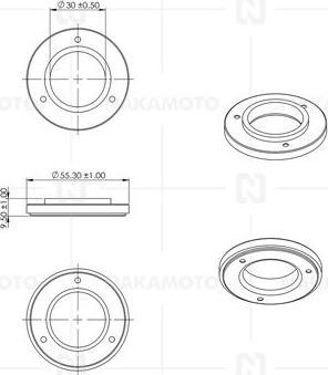 Nakamoto D08-VOL-20090002 - Coupelle de suspension cwaw.fr