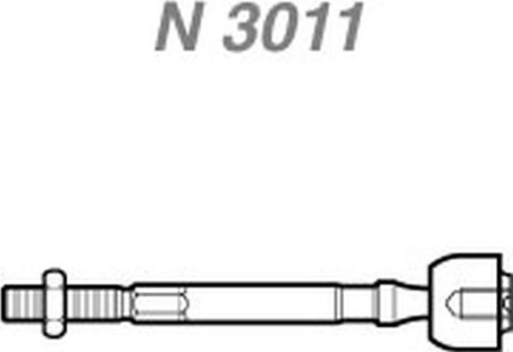 NAKATA N 3011 - Rotule de direction intérieure, barre de connexion cwaw.fr