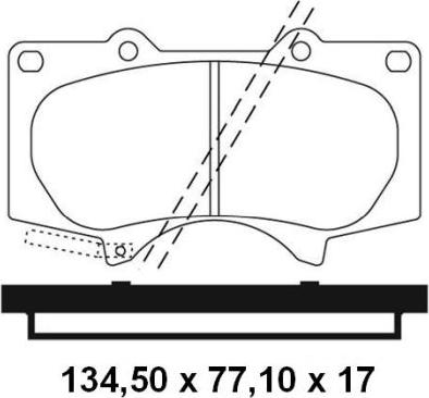 NAKATA NKF 1239P - Kit de plaquettes de frein, frein à disque cwaw.fr