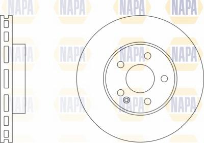 NAPA NBD5495 - Disque de frein cwaw.fr