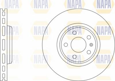 NAPA NBD5468 - Disque de frein cwaw.fr