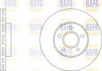 NAPA NBD5408 - Disque de frein cwaw.fr