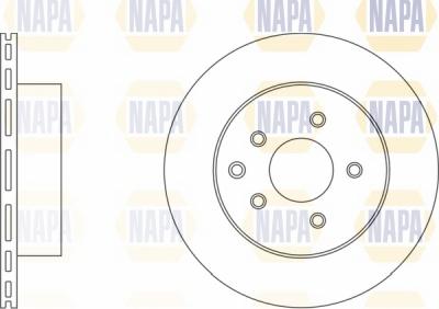 NAPA NBD5417 - Disque de frein cwaw.fr