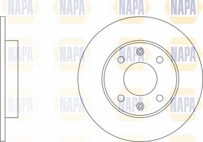 NAPA NBD5484 - Disque de frein cwaw.fr