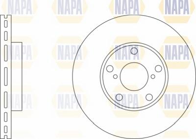 NAPA NBD5481 - Disque de frein cwaw.fr