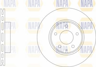 NAPA NBD5556 - Disque de frein cwaw.fr