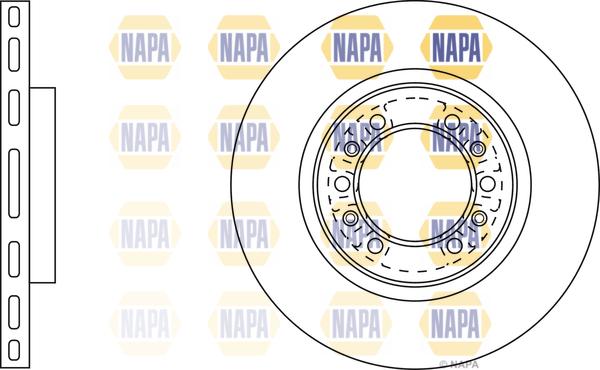 NAPA NBD5531 - Disque de frein cwaw.fr