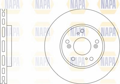 NAPA NBD5655 - Disque de frein cwaw.fr