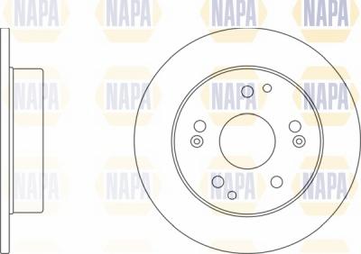 NAPA NBD5610 - Disque de frein cwaw.fr