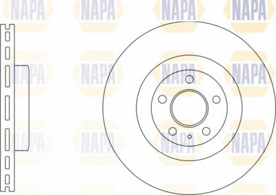 NAPA NBD5681 - Disque de frein cwaw.fr