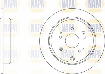 NAPA NBD5627 - Disque de frein cwaw.fr