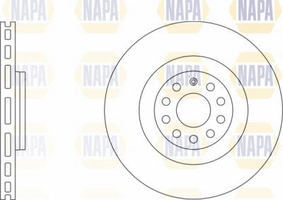 NAPA NBD5045 - Disque de frein cwaw.fr